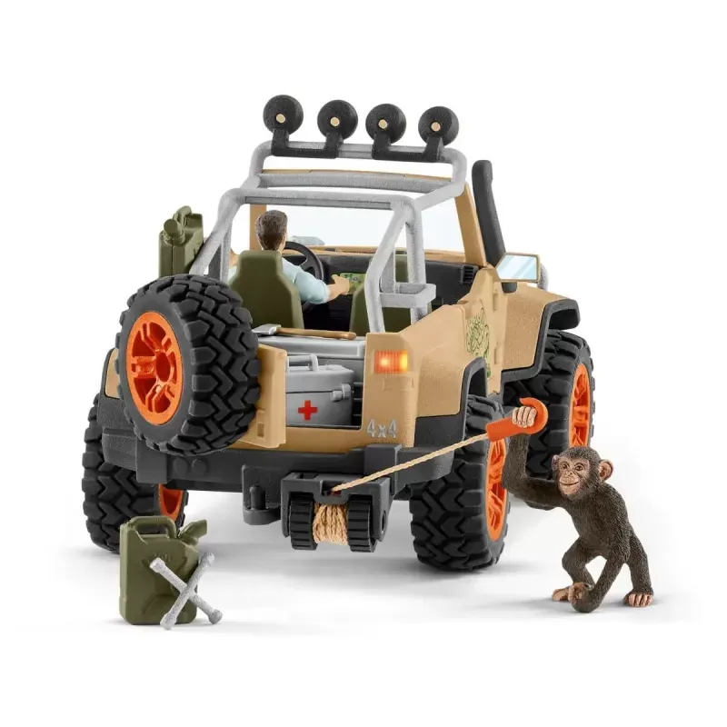 4x4 vehicle with winch - SCH-42410 - Schleich - Figures and accessories - Le Nuage de Charlotte