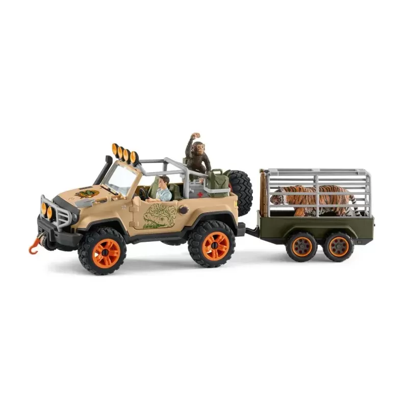 Véhicule tout-terrain avec treuil - SCH-42410 - Schleich - Figurines et accessoires - Le Nuage de Charlotte