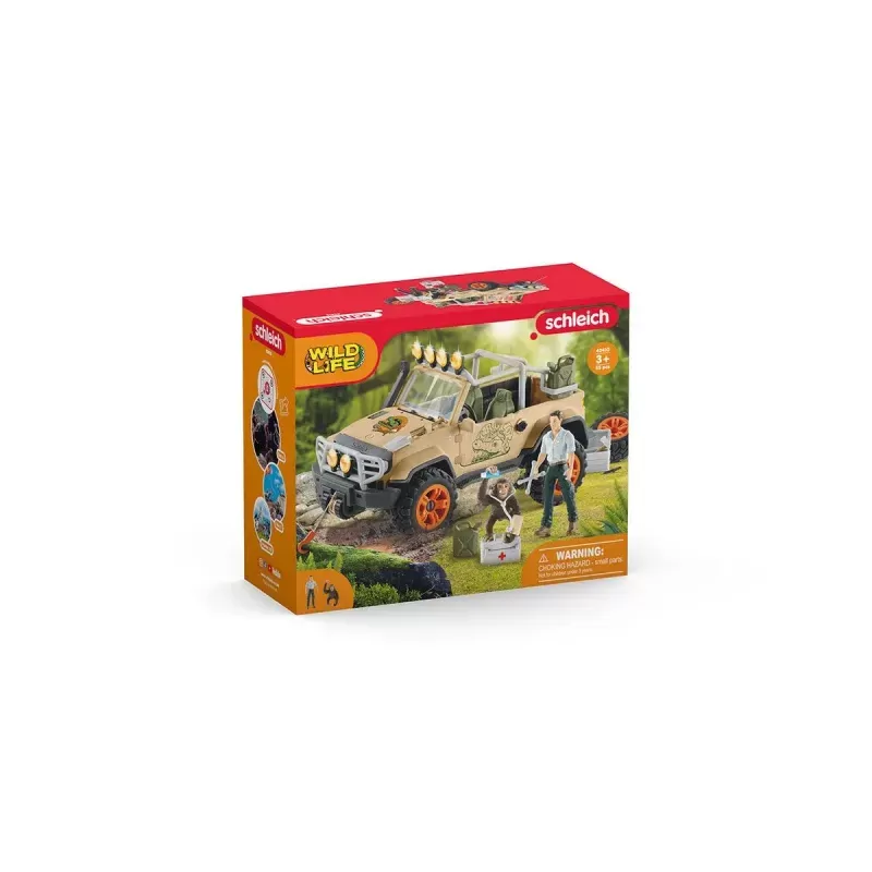4x4 vehicle with winch - SCH-42410 - Schleich - Figures and accessories - Le Nuage de Charlotte