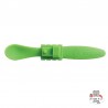Silicone Baby Spoon "Train" green - OOGS841 - Oogaa - Plates and Bowls - Le Nuage de Charlotte