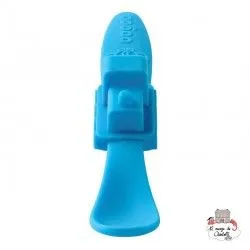 Silicone Baby Spoon "Train" blue - OOGS840 - Oogaa - Plates and Bowls - Le Nuage de Charlotte