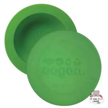 Silicone Green Bowl with Lid - OOGS715 - Oogaa - Plates and Bowls - Le Nuage de Charlotte