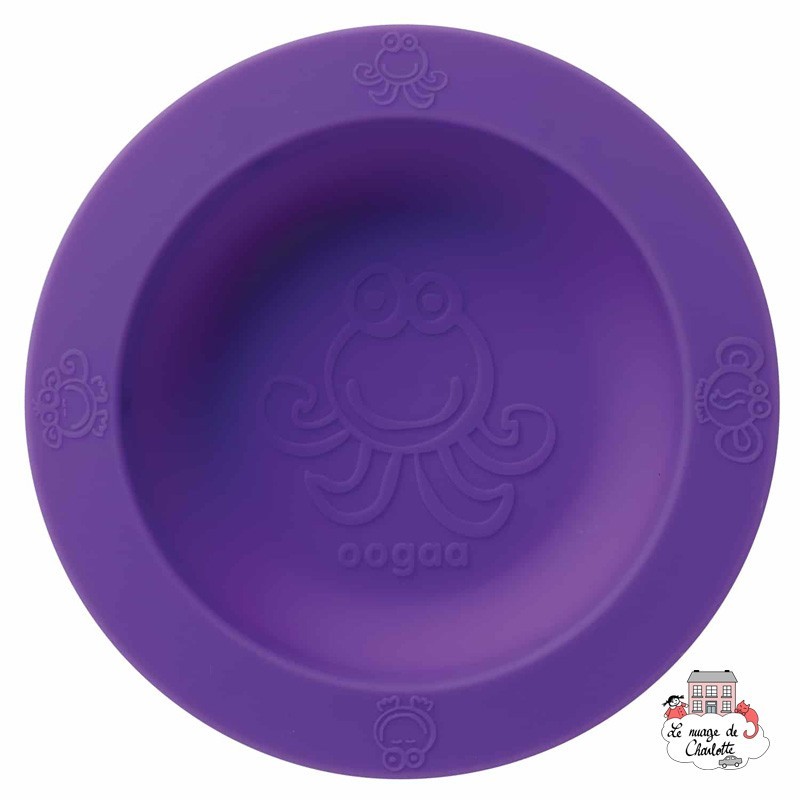 Silicone Purple Bowl - OOG712 - Oogaa - Plates and Bowls - Le Nuage de Charlotte