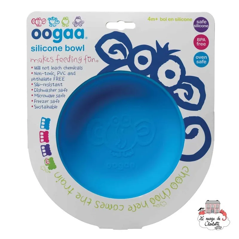 Silicone Blue Bowl - OOG714 - Oogaa - Plates and Bowls - Le Nuage de Charlotte