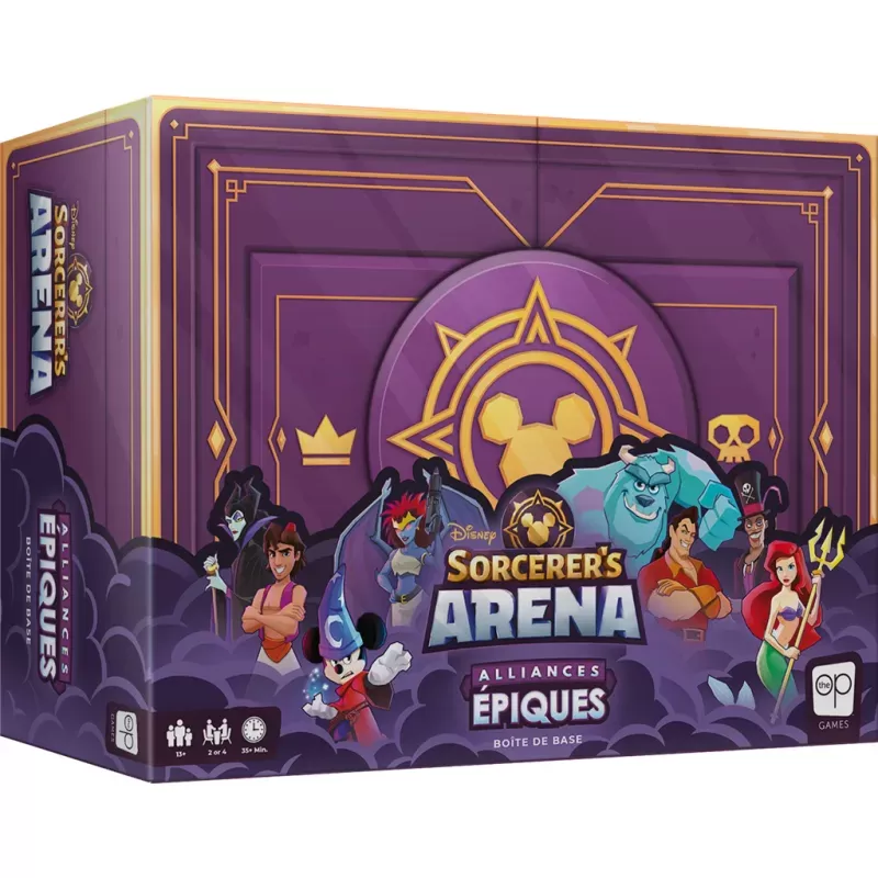 Disney Sorcerer's Arena - Alliances Epiques - Boîte de base - UOY-191620 - USAopoly - Board Games - Le Nuage de Charlotte