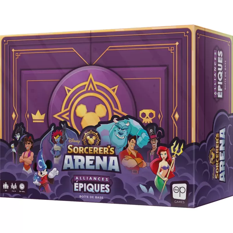 Disney Sorcerer's Arena - Alliances Epiques - Boîte de base - UOY-191620 - USAopoly - Board Games - Le Nuage de Charlotte