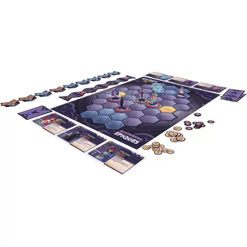 Disney Sorcerer's Arena - Alliances Epiques - Boîte de base - UOY-191620 - USAopoly - Board Games - Le Nuage de Charlotte