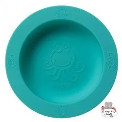 Silicone Aqua-Blue Bowl - OOG718 - Oogaa - Plates and Bowls - Le Nuage de Charlotte