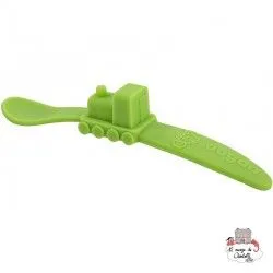 Ensemble repas en silicone rose / vert - OOG813 - Oogaa - Assiettes et Bols - Le Nuage de Charlotte