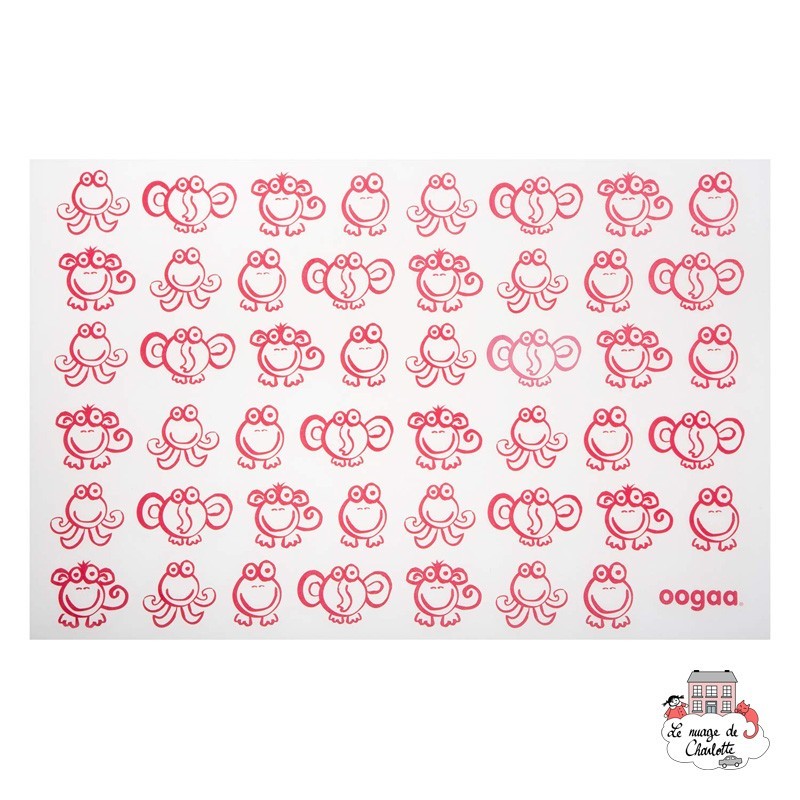 Pink Silicone Placemat - OOG604 - Oogaa - Placemats - Le Nuage de Charlotte