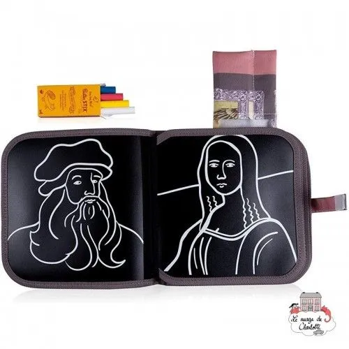 Color it & Go - Da Vinci - JJB-CCB-DAV - Jaq Jaq Bird - Drawing boards and slates - Le Nuage de Charlotte
