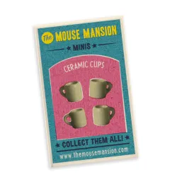Sam & Julia - Minis - Cups (4 pieces) - TMM-MH11014 - The Mouse Mansion Company - Sam & Julia - Le Nuage de Charlotte