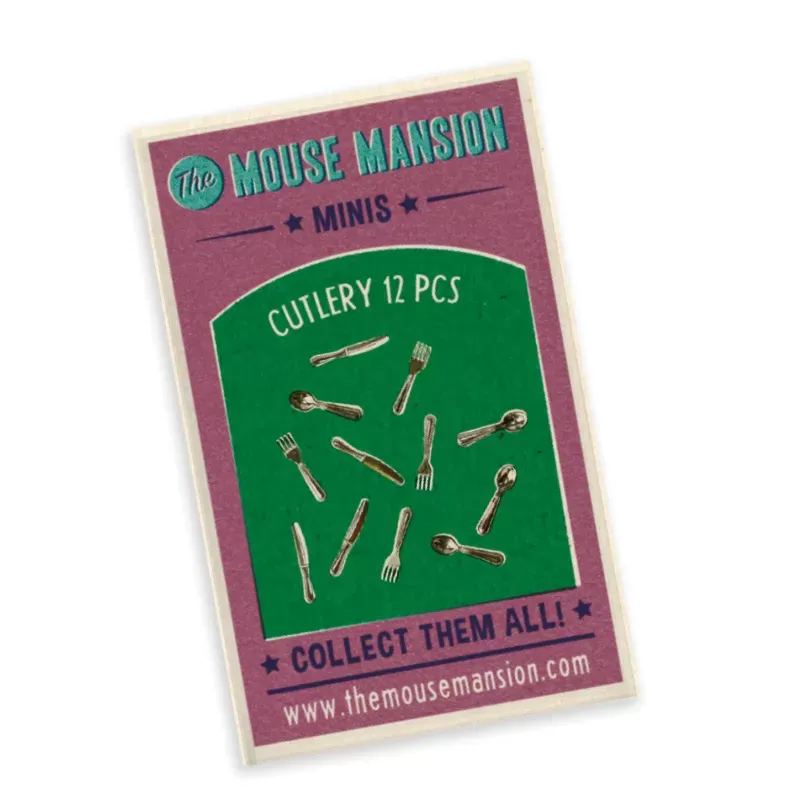 Sam & Julia - Minis - Cutlery (4 x 3 pieces) - TMM-MH11001 - The Mouse Mansion Company - Sam & Julia - Le Nuage de Charlotte