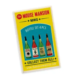 Sam & Julia - Minis - Bottles (4 pieces) - TMM-MH11006 - The Mouse Mansion Company - Sam & Julia - Le Nuage de Charlotte