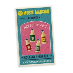 Sam & Julia - Minis - Milk bottles (4 pieces) - TMM-MH11009 - The Mouse Mansion Company - Sam & Julia - Le Nuage de Charlotte