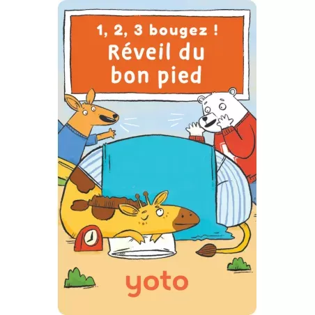 Yoto - 1, 2, 3, bougez! - YOT-CRSTXX01454 - Yoto - Audiothèque Yoto - Le Nuage de Charlotte