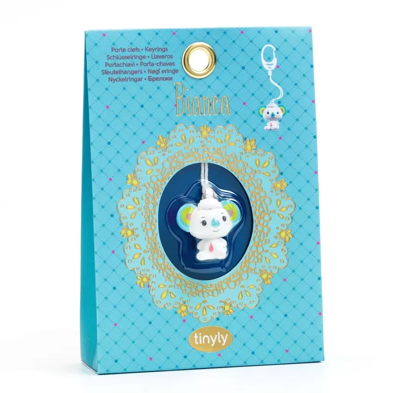 Tinyly Bianca Key Ring - DJE-DJ06996 - DJECO - Jewelry and jewel box - Le Nuage de Charlotte