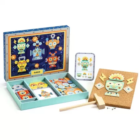 Robots tap tap - DJE-DJ06646 - DJECO - Toys to assemble - Le Nuage de Charlotte
