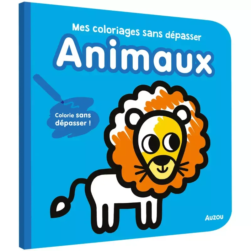 My coloring pages without going over - Animals - AUZ-9791039527880 - Editions Auzou - Activity Books - Le Nuage de Charlotte