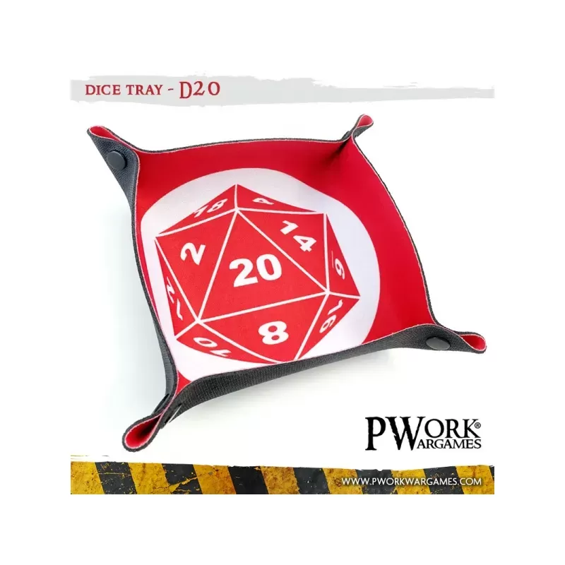 Dice Tray - D20 - PWW-DT01100N - PWork Wargames - Dices, bags and other accessories - Le Nuage de Charlotte