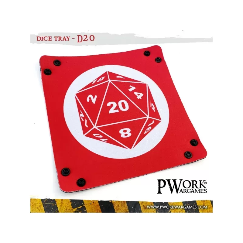 Dice Tray - D20 - PWW-DT01100N - PWork Wargames - Dices, bags and other accessories - Le Nuage de Charlotte