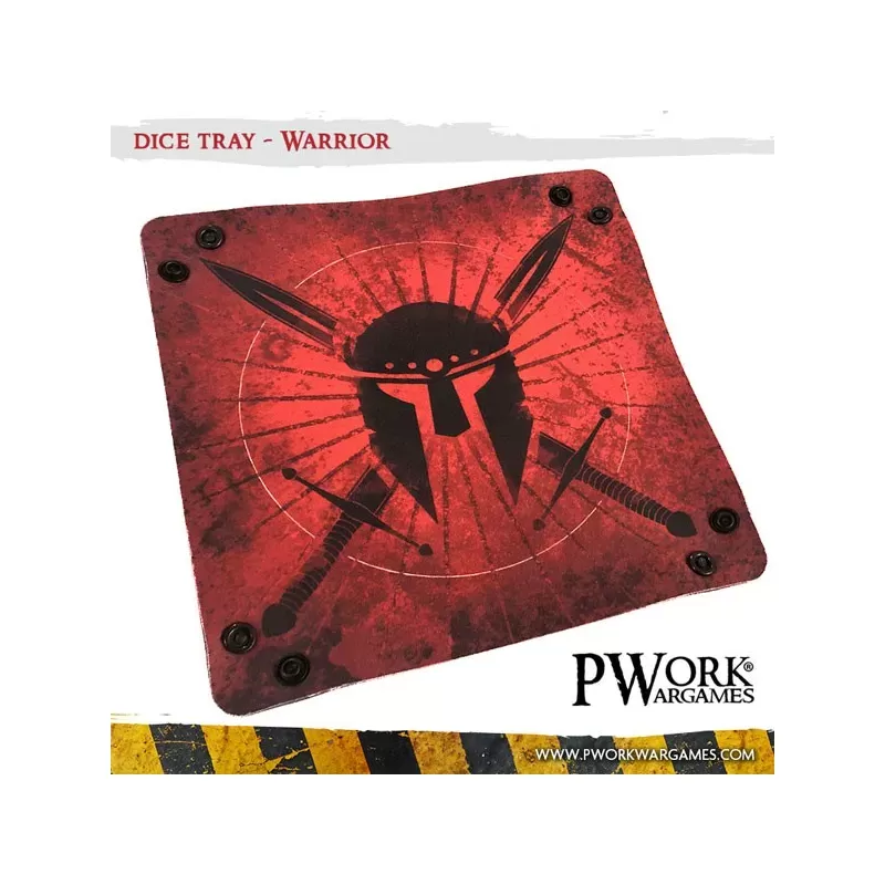 Dice Tray - Warrior - PWW-DT00900N - PWork Wargames - Dices, bags and other accessories - Le Nuage de Charlotte