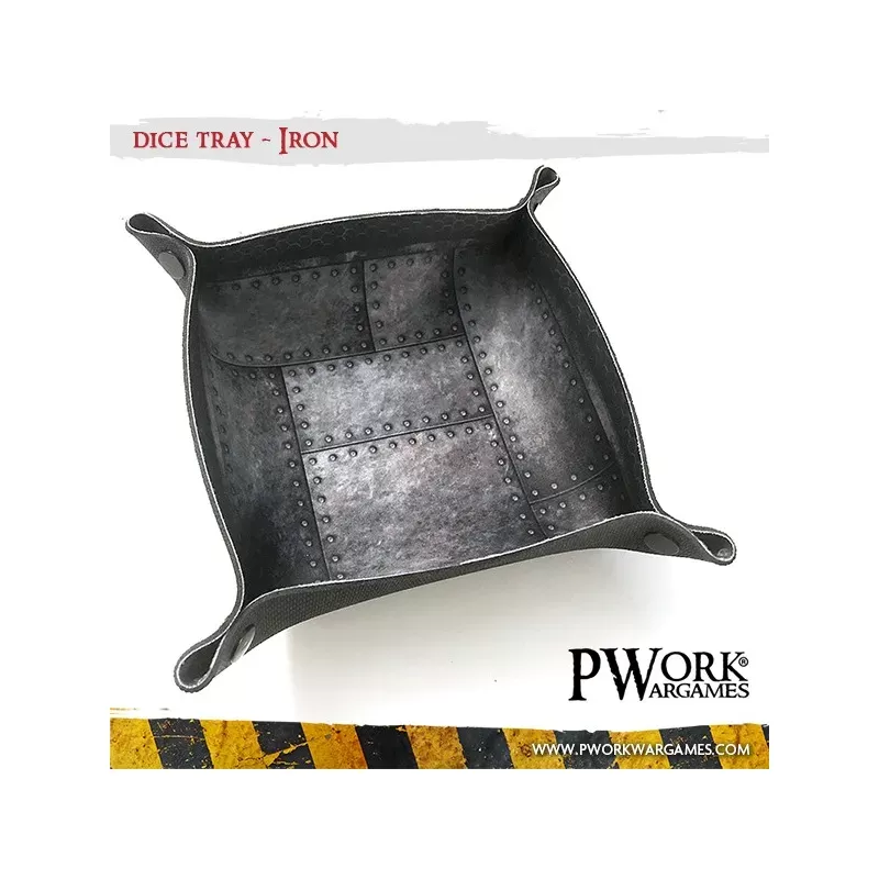 Dice Tray - Iron - PWW-DT00300N - PWork Wargames - Dices, bags and other accessories - Le Nuage de Charlotte
