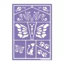 Chat & Papillon - Pochoir - GRIM-GT41600 - Grim'tout - Grimage - Le Nuage de Charlotte