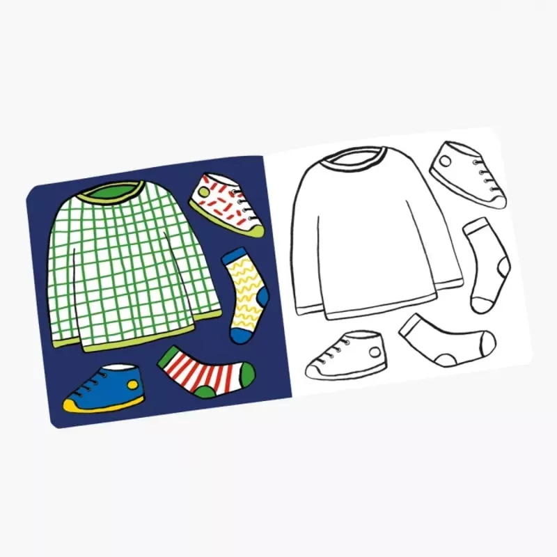 Coloring book Patterns - MRY-661607 - Moulin Roty - Drawings and paintings - Le Nuage de Charlotte