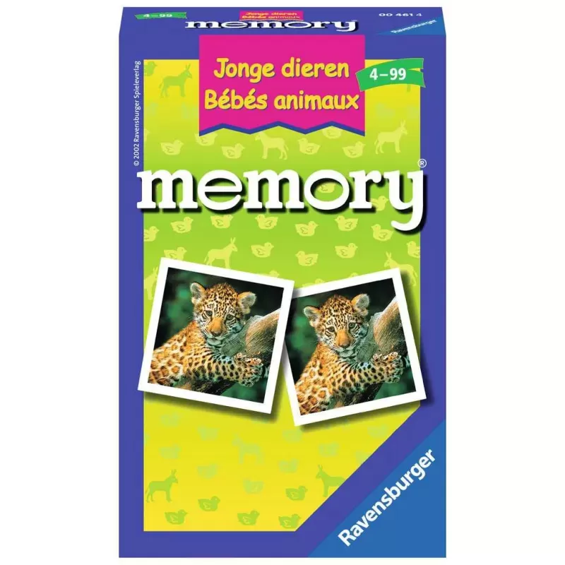 Memory Baby animals - RAV-004614 - Ravensburger - Board Games - Le Nuage de Charlotte
