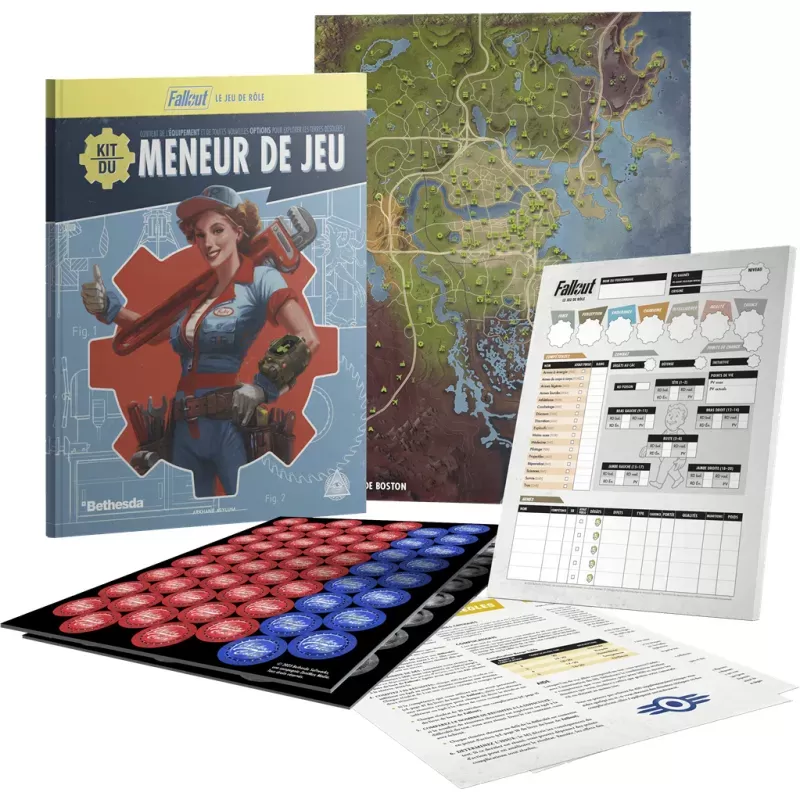 Fallout - Kit du meneur de jeu - ARA-ASYFAL05FR - Arkhane Asylum - Role-Playing Games - Le Nuage de Charlotte