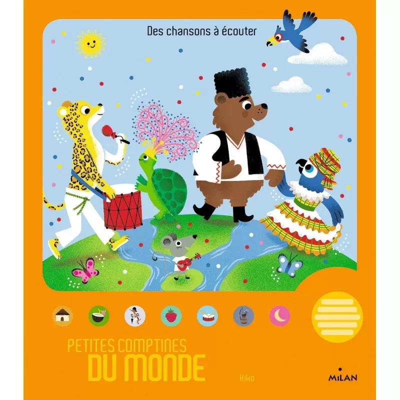 Petites Comptines du Monde - MILA-9782408012557 - Milan - Imagiers et éveil - Le Nuage de Charlotte