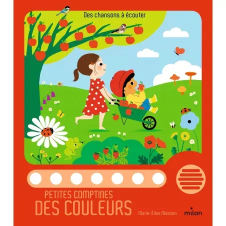 Petites Comptines des couleurs - MILA-9782408028794 - Milan - Preschool - Le Nuage de Charlotte
