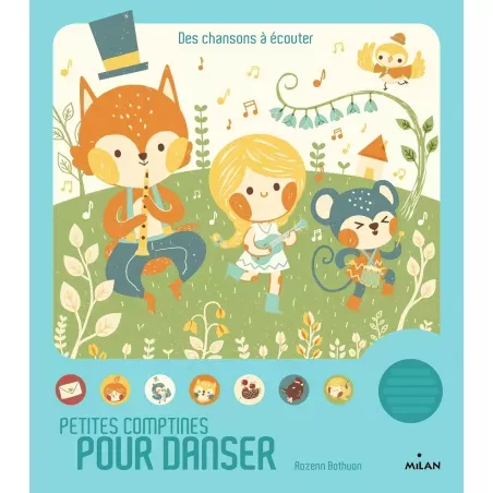 Petites Comptines pour danser - MILA-9782745962034 - Milan - Imagiers et éveil - Le Nuage de Charlotte