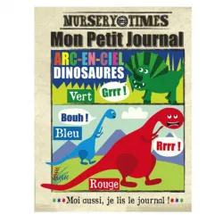 Mon Petit Journal - Arc-en-ciel Dinosaures - CRIN-3760262412306 - Jo and Nic's Crinkly Cloth Books - Activity Toys - Le Nuage...