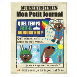 Mon Petit Journal - Quel temps fait-il aujourd'hui? - CRIN-3760262412283 - Jo and Nic's Crinkly Cloth Books - Activity Toys -...