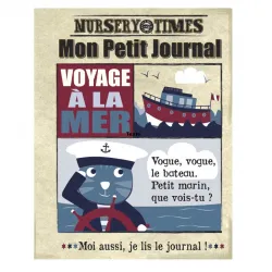 Mon Petit Journal - Voyage à la Mer - CRIN-3760262412276 - Jo and Nic's Crinkly Cloth Books - Activity Toys - Le Nuage de Cha...