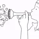 Multi bubble trumpet - PUST-869-555 - Pustefix - Bubbles - Le Nuage de Charlotte