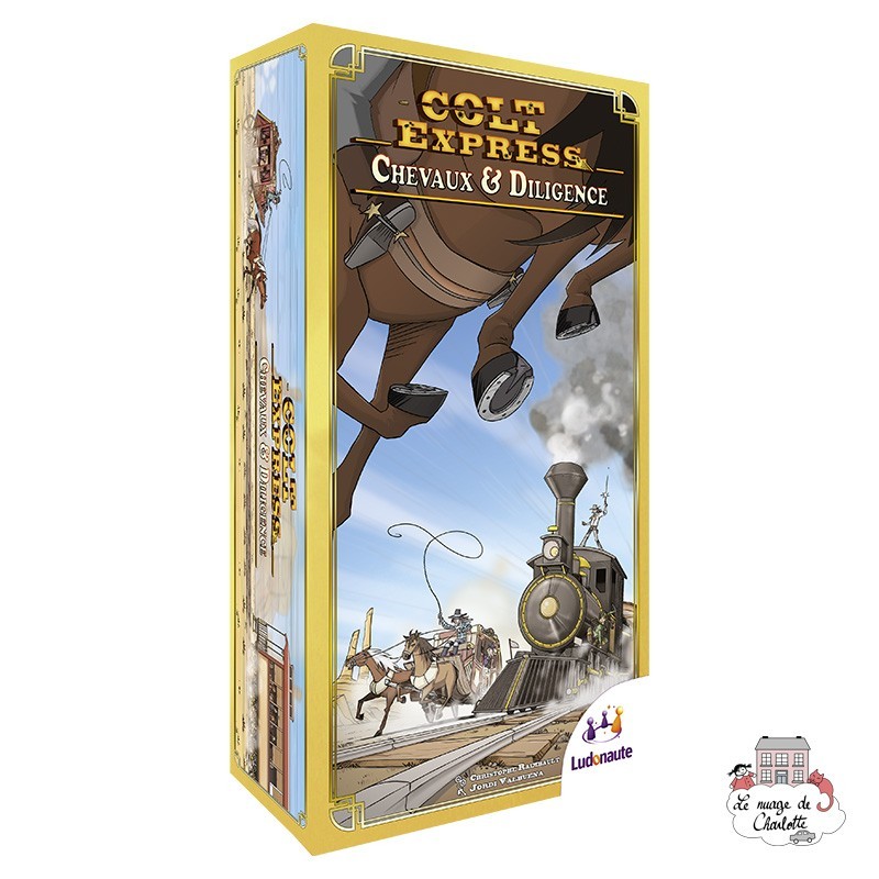 Colt Express - Exp. Horses & Stagecoach - LUDO-19943 - Ludonaute - Board Games - Le Nuage de Charlotte