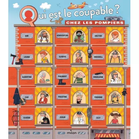 Qui est le coupable chez les pompiers ? - MILA-9782408030537 - Milan - Activity Books - Le Nuage de Charlotte