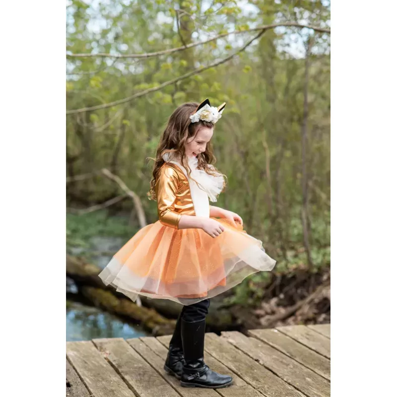 Woodland Fox Dress with Headpiece - GPR-31673-5-7 - Great Pretenders - Disguises - Le Nuage de Charlotte
