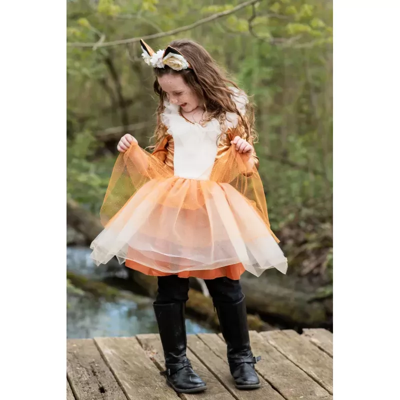 Woodland Fox Dress with Headpiece - GPR-31673-5-7 - Great Pretenders - Disguises - Le Nuage de Charlotte
