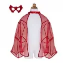 Red Bat Cape with Sequins Mask - GPR-51275 - Great Pretenders - Disguises - Le Nuage de Charlotte