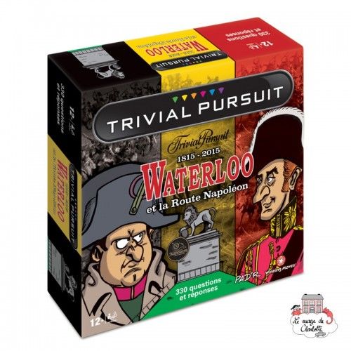 Trivial Pursuit - Waterloo et la route de Napoléon - WIM-WAT001 - Winning Moves - Jeux de société - Le Nuage de Charlotte