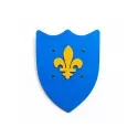 Historik Fleur de Lys Shield (large) - KMT-ST632 - Kàlid Medieval Toys - Disguises - Le Nuage de Charlotte