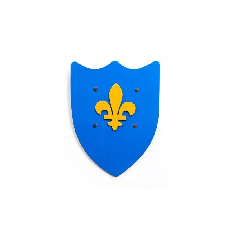 Historik Fleur de Lys Shield (large) - KMT-ST632 - Kàlid Medieval Toys - Disguises - Le Nuage de Charlotte