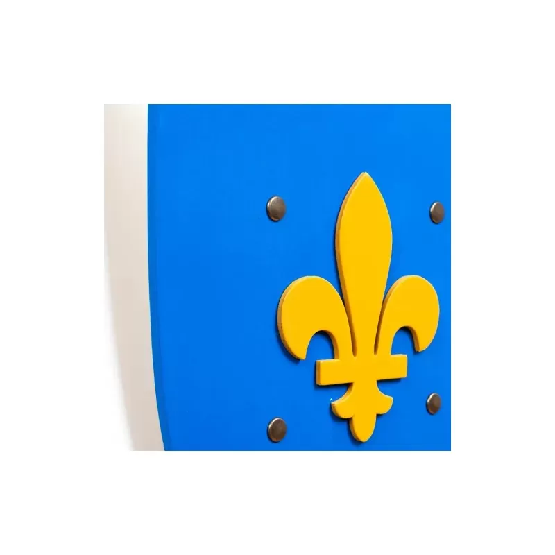 Historik Fleur de Lys Shield (large) - KMT-ST632 - Kàlid Medieval Toys - Disguises - Le Nuage de Charlotte