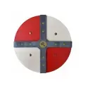 Bouclier Historik Viking Thor (rouge/blanc) - KMT-ST755 - Kàlid Medieval Toys - Déguisements - Le Nuage de Charlotte