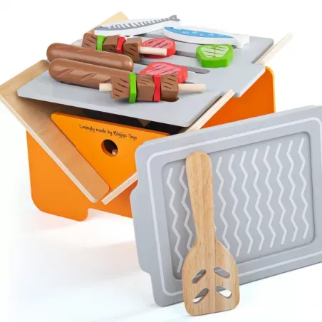 Tabletop BBQ - BIG-33013 - Bigjigs - Role Play - Le Nuage de Charlotte