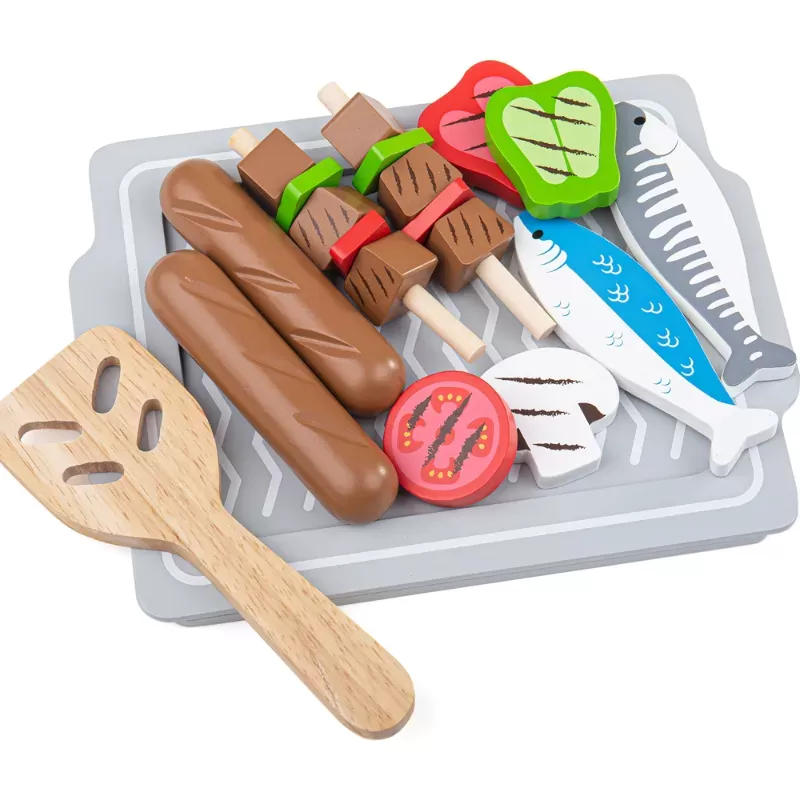 Barbecue de table - BIG-33013 - Bigjigs - Jeu d'imitation - Le Nuage de Charlotte